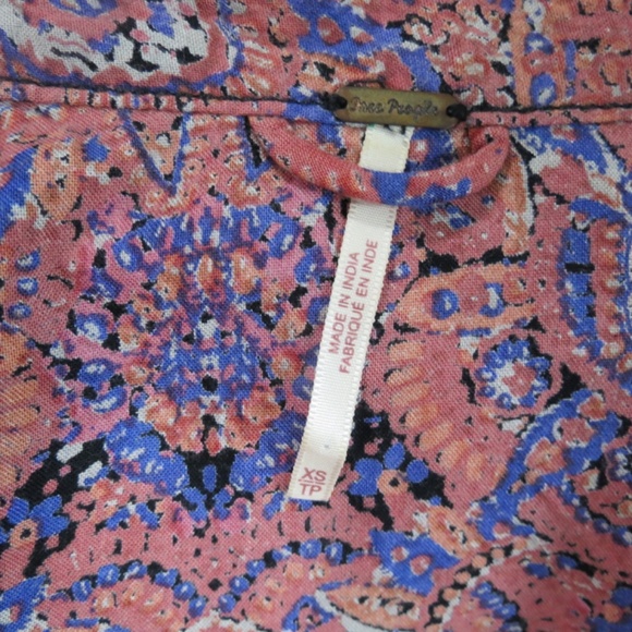 Free People Paisley Zip Up Jacket - Picture 7 of 7